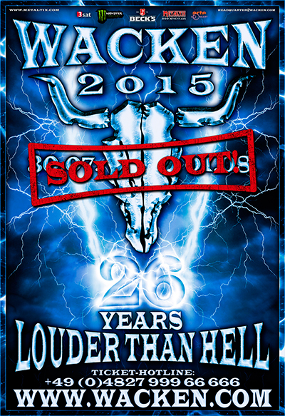 26 Jahre Louder Than Hell - Wacken Open Air Vorschau