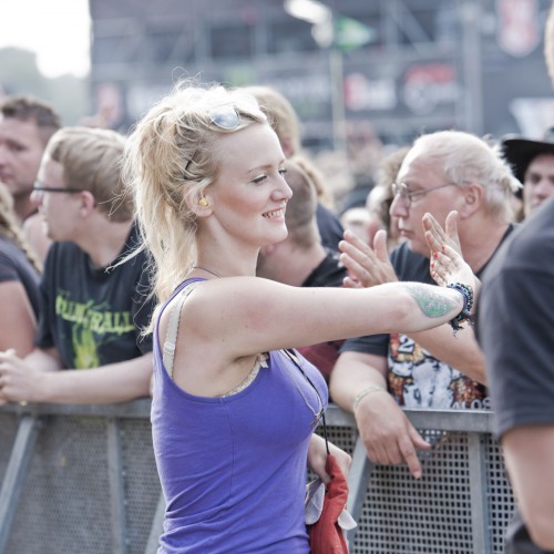 Hammerfall from Sweden hammered a perfect Power Metal show full of fire