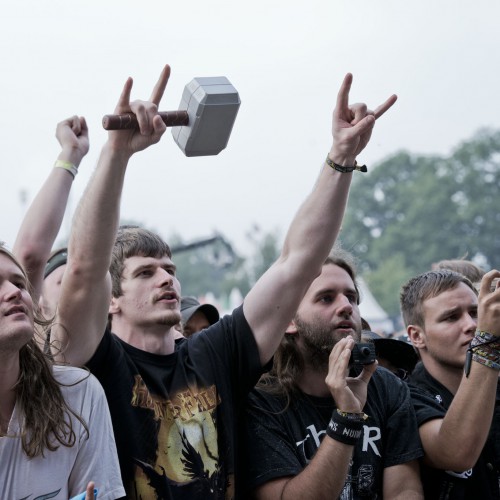 Hammerfall from Sweden hammered a perfect Power Metal show full of fire