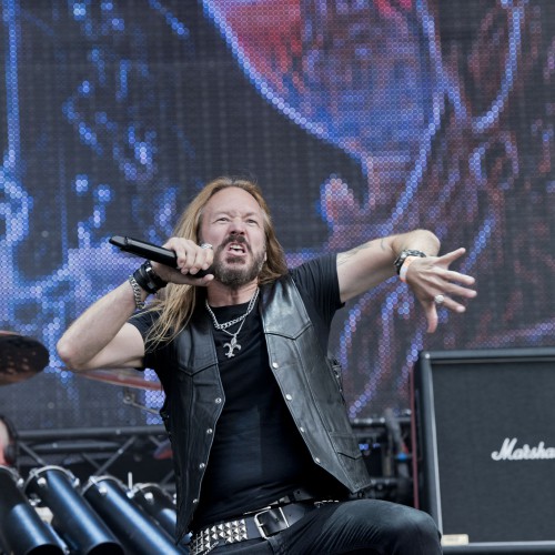 Hammerfall from Sweden hammered a perfect Power Metal show full of fire