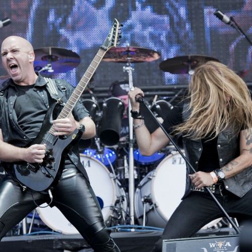 Hammerfall from Sweden hammered a perfect Power Metal show full of fire