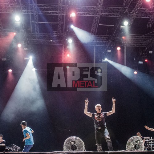 Scooter als Light Night Special am Nova Rock 2015