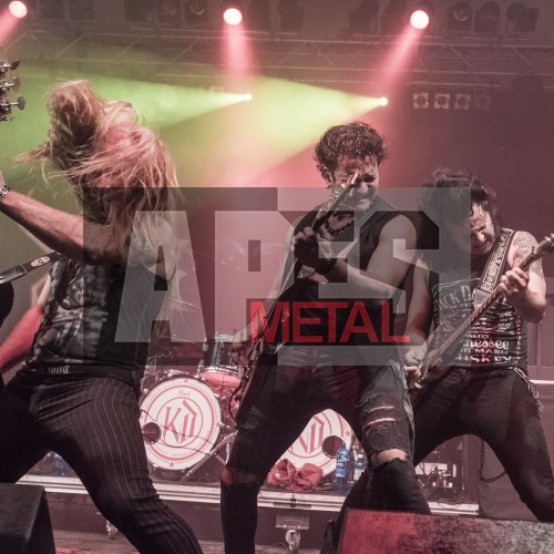 Kissin' Dynamite am Metal Crash Festival 2017