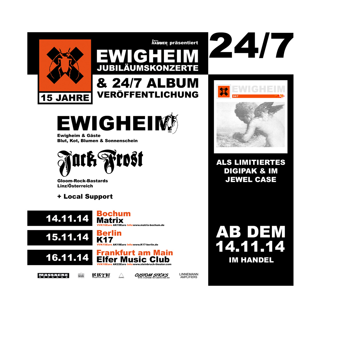 EWIGHEIM - Album verschoben, zwei neue Videoclips