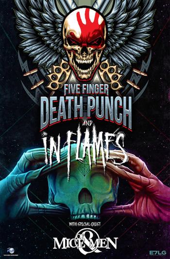 Five Finger Death Punch announce tour with In Flames