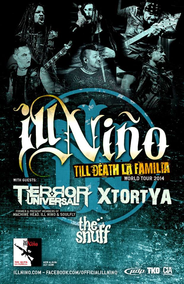 ILL NINO - spielen exklusive Deutschland-Shows