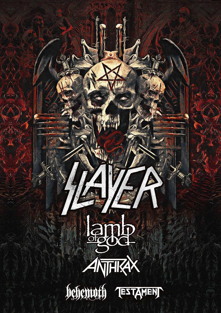 Slayer announce line-up for 